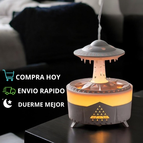Descansa mejor cada noche con SueñaCloud. Sonidos suaves, luces tenues y una atmósfera hecha para soñar.